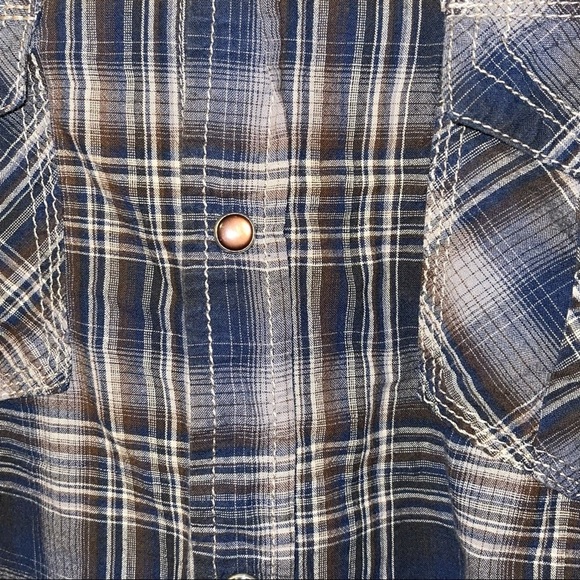 Pop Icon Clothing Western Pearl Snap Shirt - Picture 3 of 6